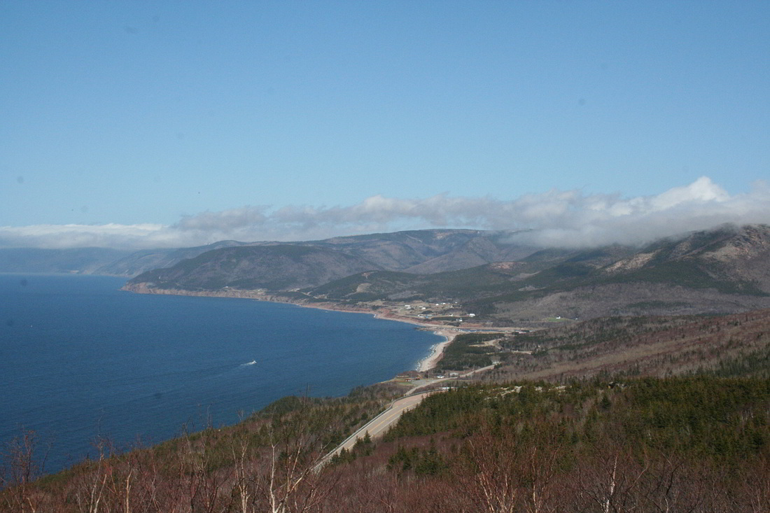 Clouds settling on Cabot Trail